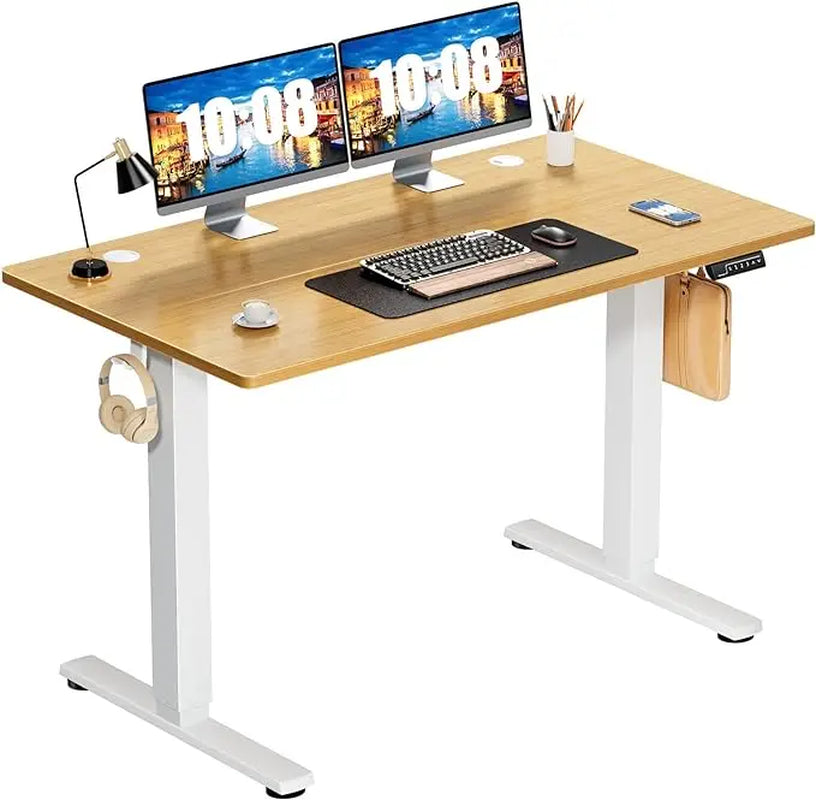 Electric Standing adjustable Desk with Drawer