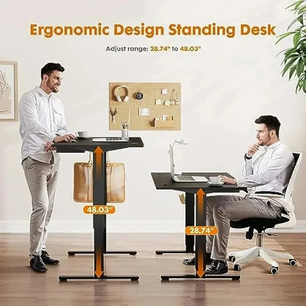 Electric Standing adjustable Desk with Drawer
