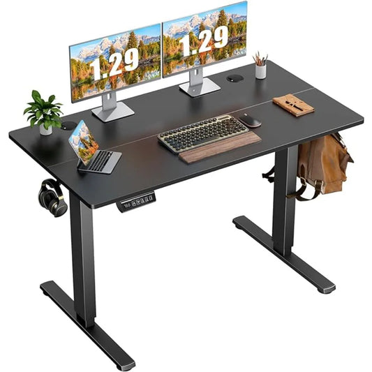 Electric Standing adjustable Desk with Drawer 
